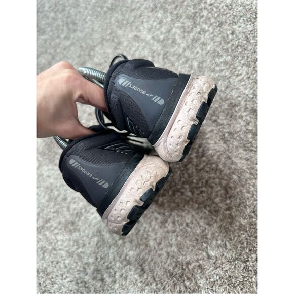 Brooks Women's 7.5 Brooks Ghost 13 Running Sneakers Shoes Dark Gray/Light Pink - Picture 8 of 10